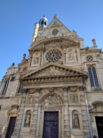 Front facade of St-Etienne-du-Mont